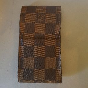 LV cigarette  case Damier ebene